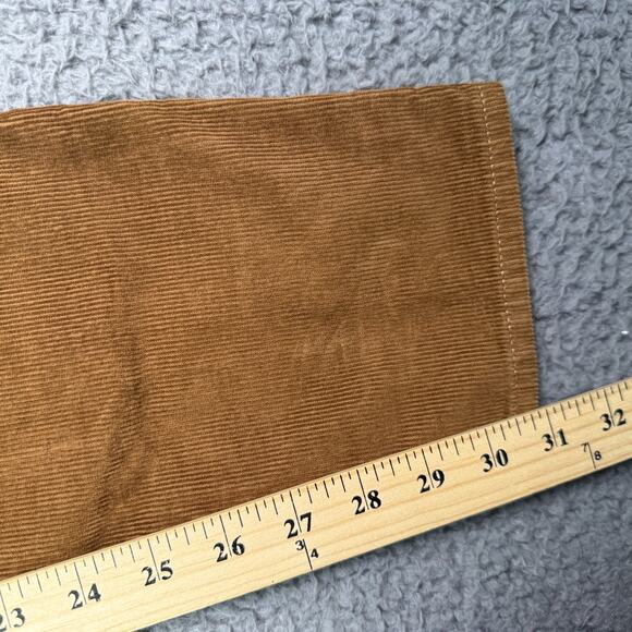 J Crew Corduroy Pants Mens 28x32 Brown Fair Trade Preppy Chino Slim Fit - Picture 9 of 11